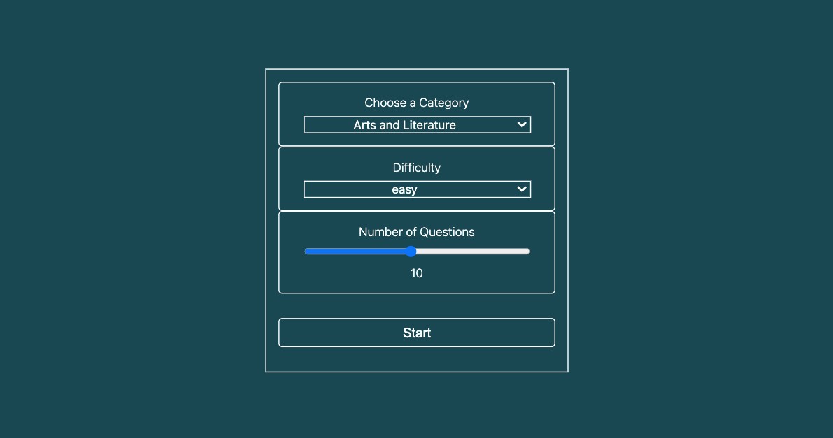 Project poster: Quiz App 